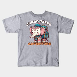 Hiking elephant Kids T-Shirt